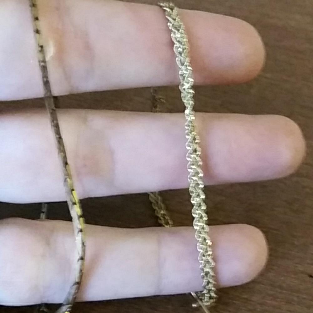 2 14kt gold bracelets
